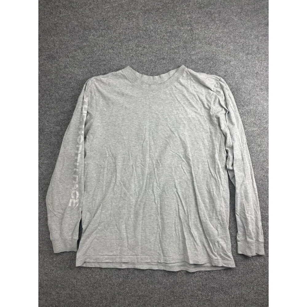 The North Face Shirt Mens XL Gray Long Sleeve Graphic Tee Tagless Lightweight